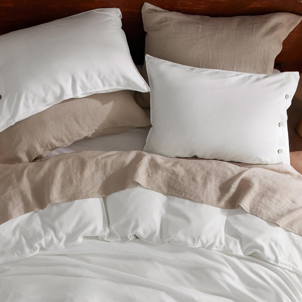 Soft & Breathable Linen-Cotton Blend Bedding