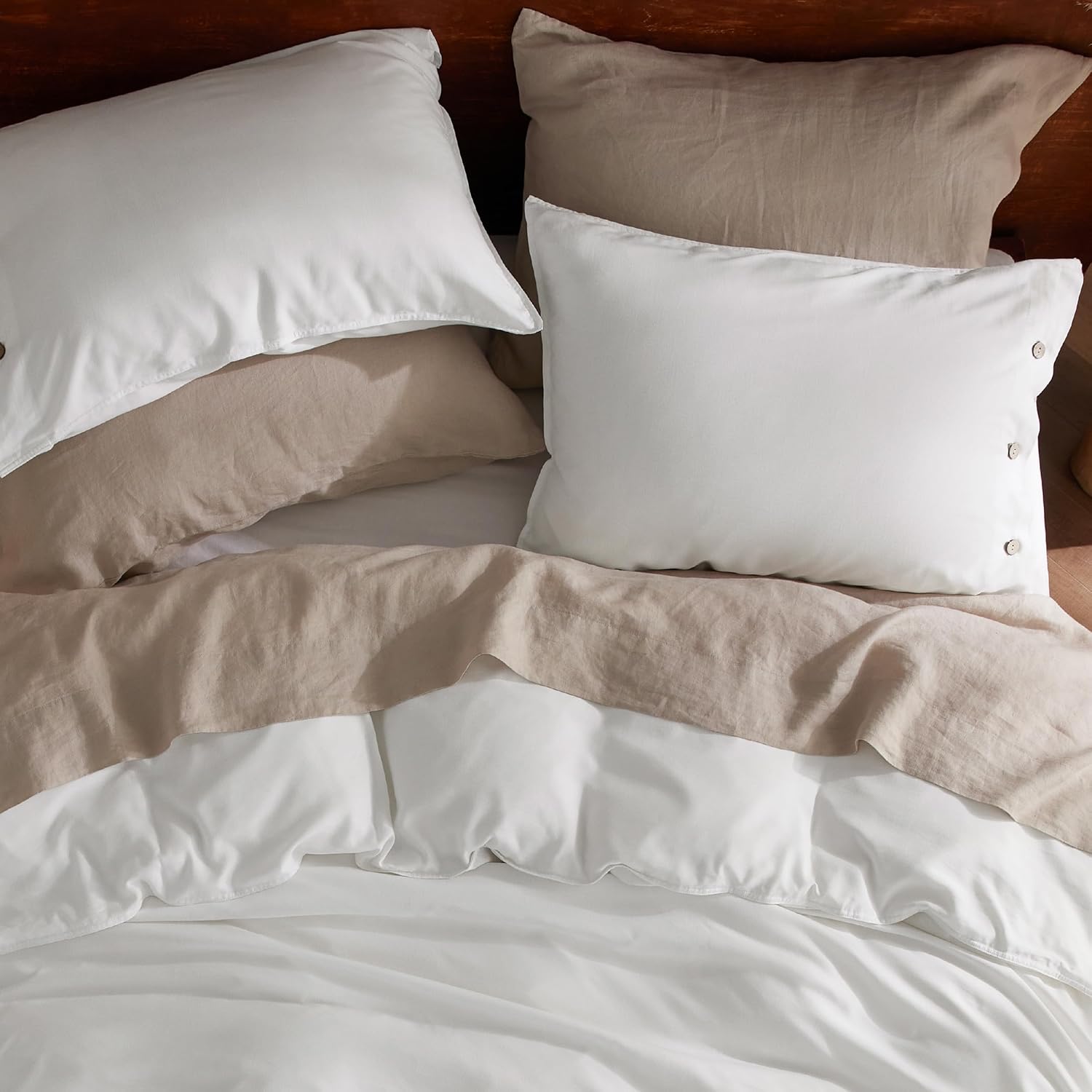 Soft & Breathable Linen-Cotton Blend Bedding