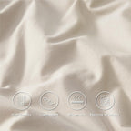 Solavo 100% Cotton Beige Bed Sheets