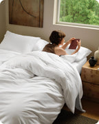 Solavo breathable duvet cover and pillow shams
