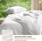 Solavo duvet cover set with hidden zipper closure